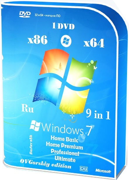 Windows 7 SP1 2022 64bit 32bit с цифровой активацией