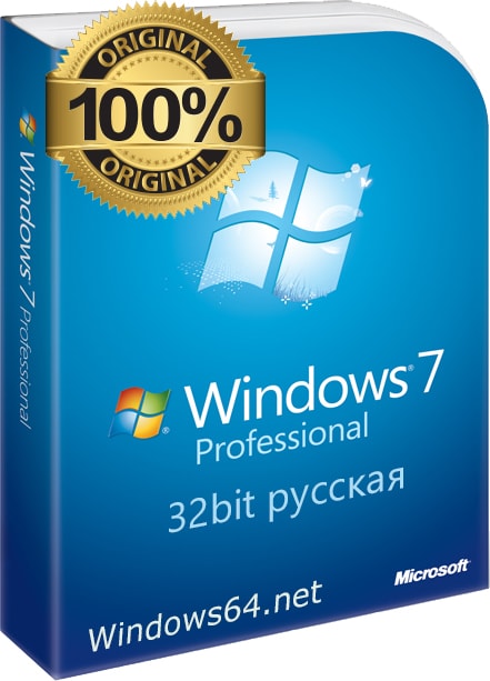 Официальный Windows 7 professional x86 оригинальный образ SP1 на русском