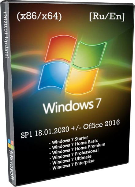 Windows 7 все версии 2020 в одном ISO образе
