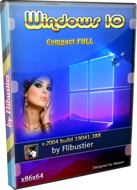 Windows 10 Professional x64 x86 2004 Compact FULL на русском