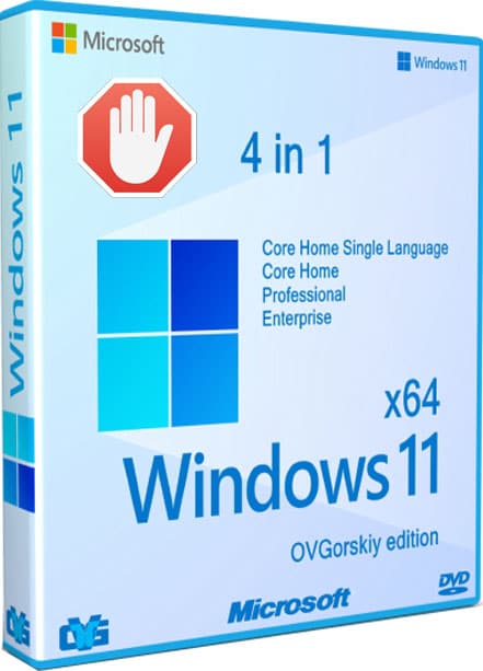 Windows 11 22H2 Pro Home by OVGorskiy без рекламы