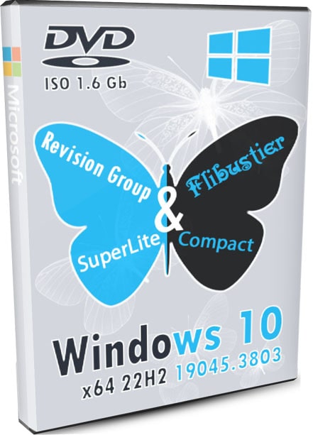 Windows 10 Compact SuperLite 22H2 на основе сборки by Flibustier