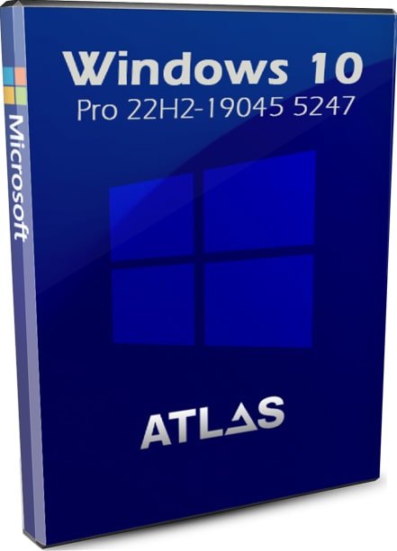 Windows 10 Pro 22H2 Atlas OS 2025 игровая сборка на русском x64