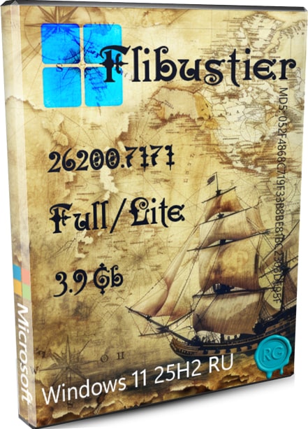 Windows 11 all versions 25H2 s flblauncher 26200.7171 LITE/FULL на русском