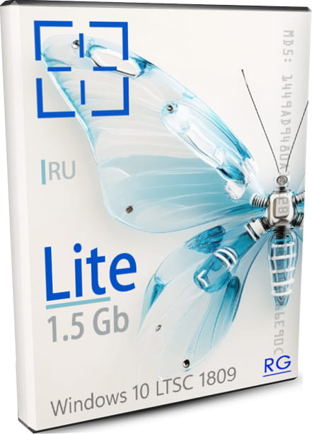 Windows 10 x64 Lite для слабых и старых ПК (LTSC 1809, build 17763.8281) RU
