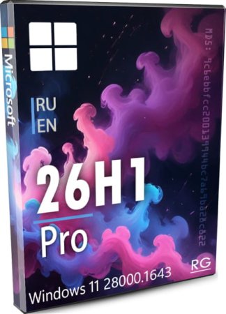Windows 11 Pro 26H1 RU EN v28000.1643 by Revision