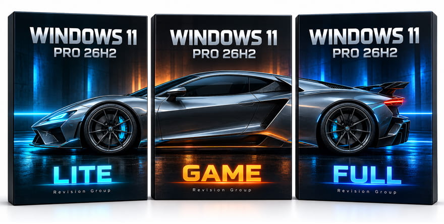 Windows 11 26H2 Pro 26300.9807 GAME rus (Игровой баланс) by RG